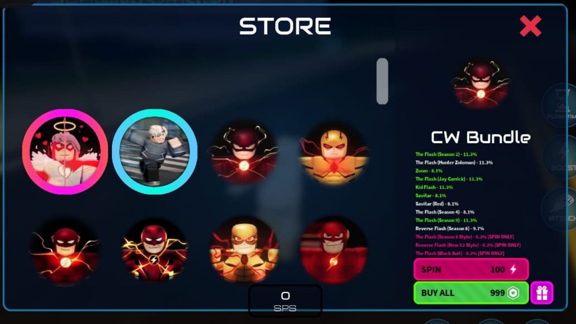 The CW Bundle contains extremely rare suits (Image via Roblox)